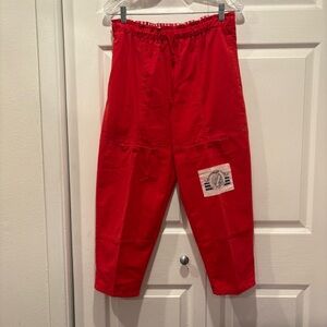 Vintage Justin Allen Paper Bag Waist Nautical Pants - Size Medium
